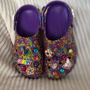 Lisa Frank crocs
